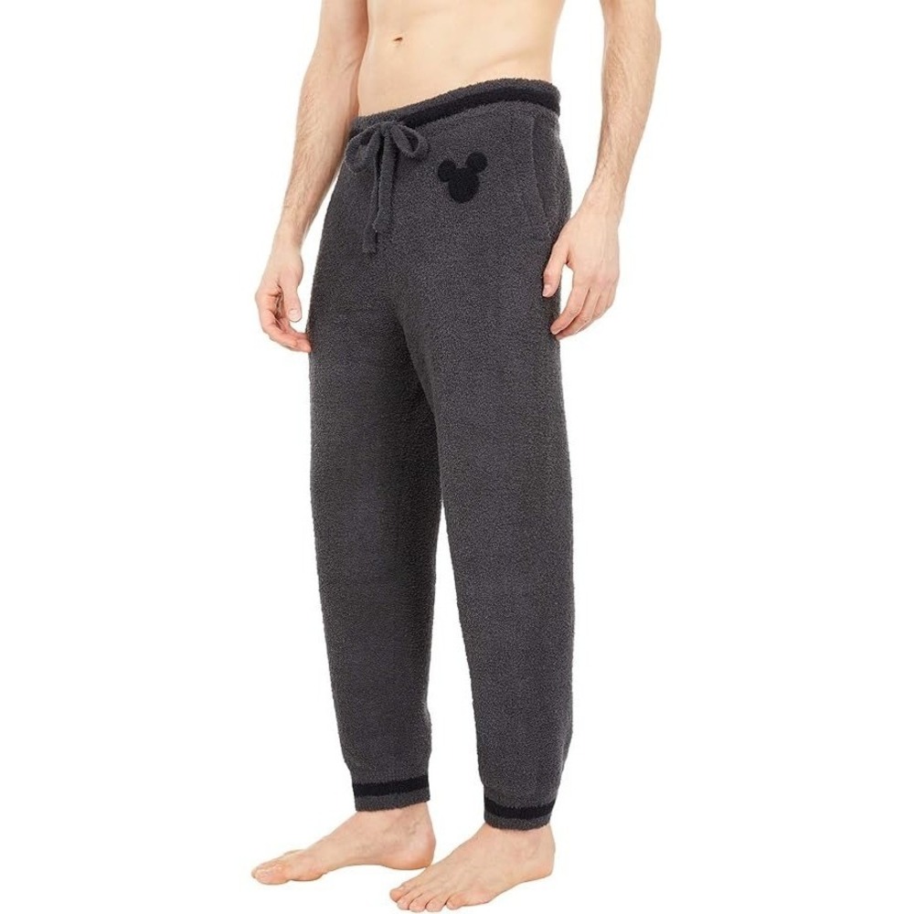 Barefoot Dreams CozyChic Disney Mickey Mouse Grey Joggers XL Men's Lounge Pants